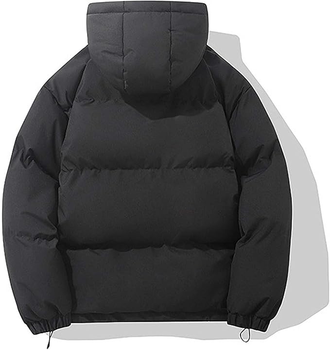 Dam varm vinterjacka med mysig huva i klassisk design