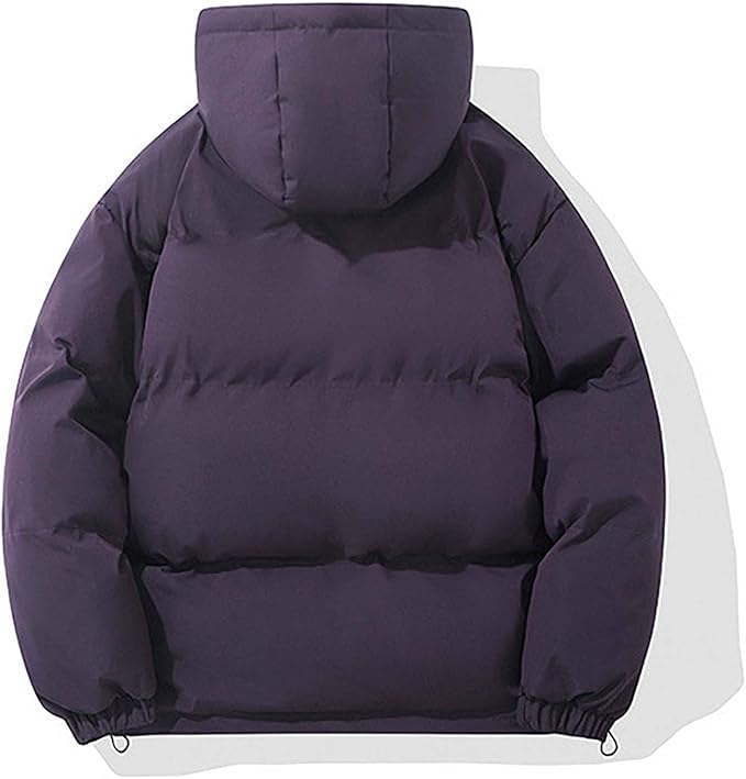 Dam varm vinterjacka med mysig huva i klassisk design