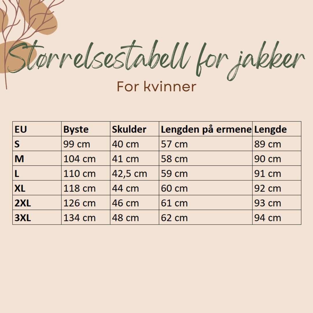 Dam långärmad kappa med mjukt foder och vattenavvisande yta