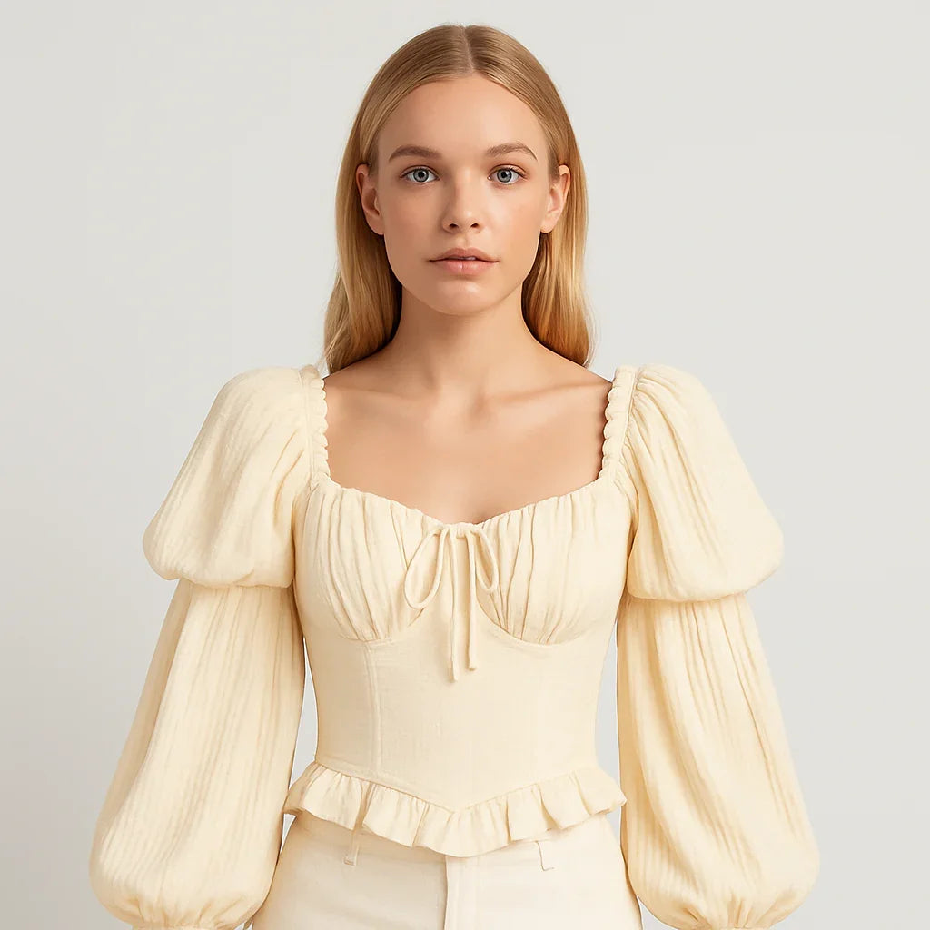 Lieselotte-blusen_med_puff_rmar_2 - Aurivane