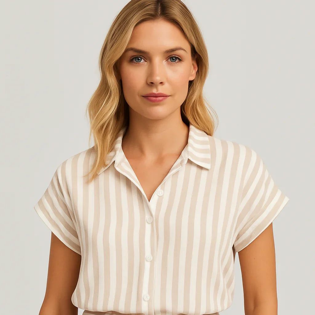 The_Isabella_Striped_Blouse_2 - Aurivane