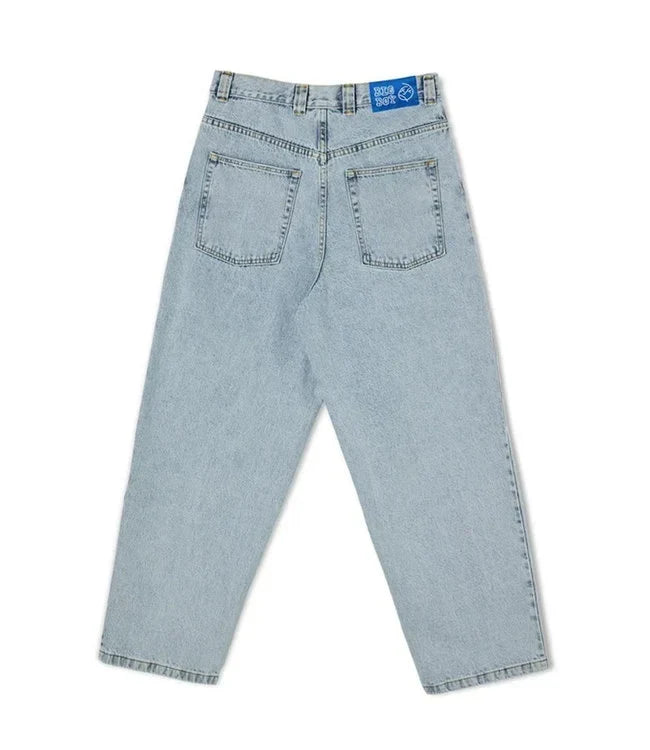 Herr vår jeans med avslappnad passform och vida ben