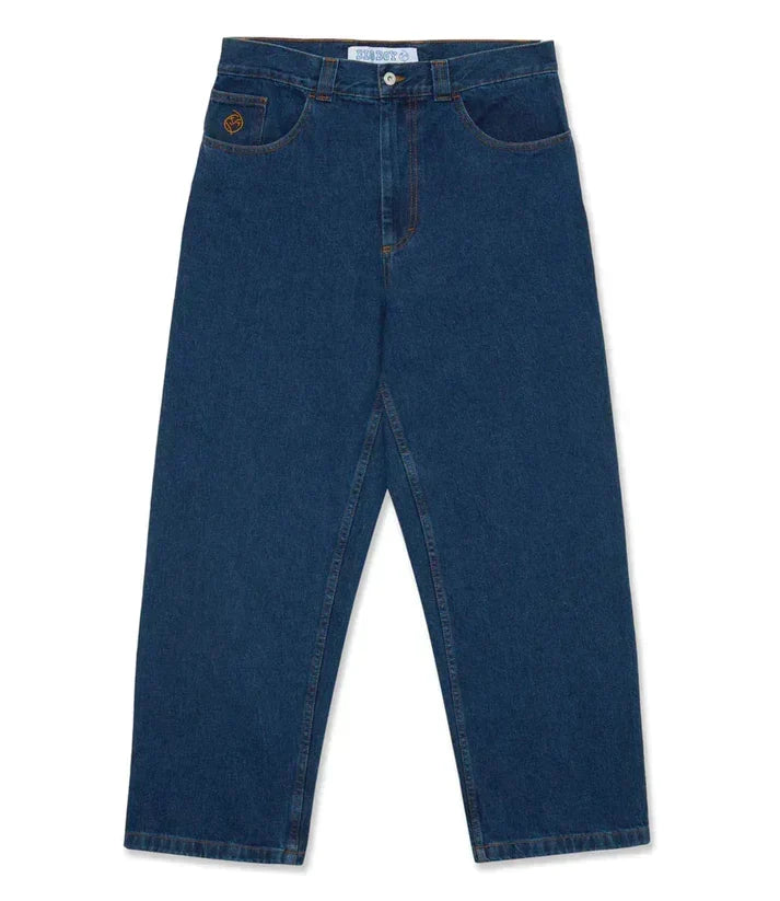 Herr vår jeans med avslappnad passform och vida ben