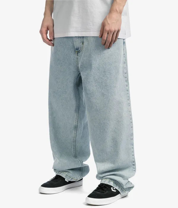 Herr vår jeans med avslappnad passform och vida ben
