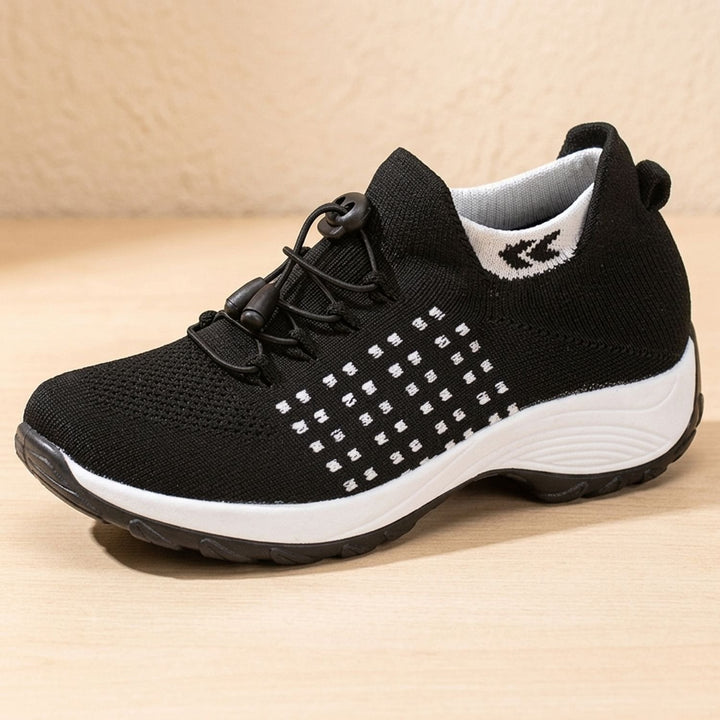 Dam ortopedisk komfort sneakers luftig vid