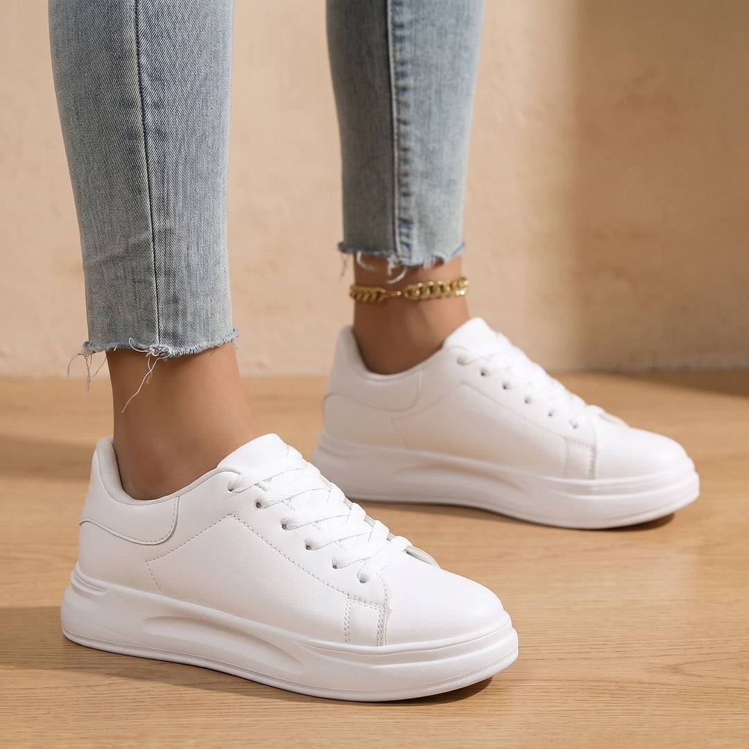 Dam ortopedisk sneakers med hålfotsstöd och dämpning