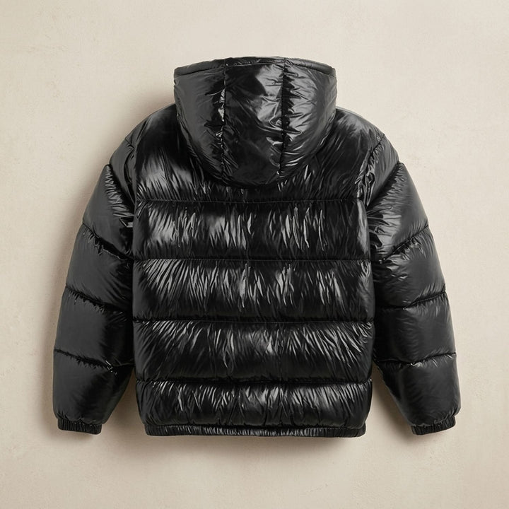 Herr oversize dunlook-jacka med huva vattenavvisande