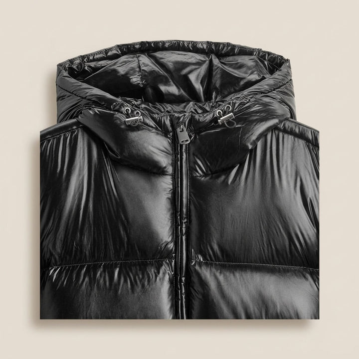 Herr oversize dunlook-jacka med huva vattenavvisande