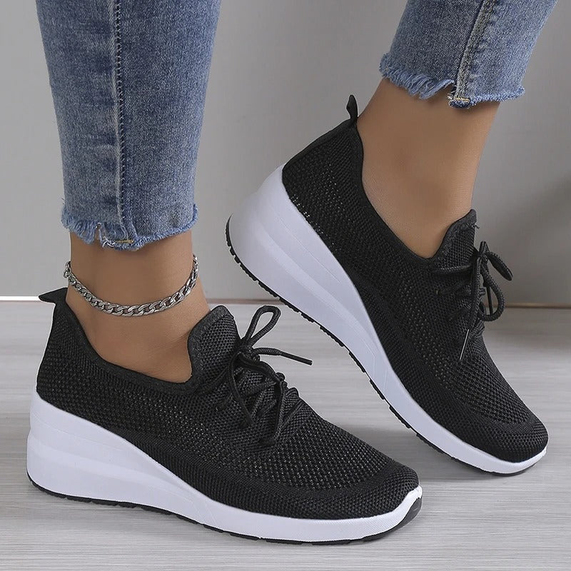Dam bekväm sneakers i vardaglig löpning stil