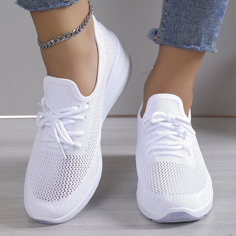 Dam bekväm sneakers i vardaglig löpning stil
