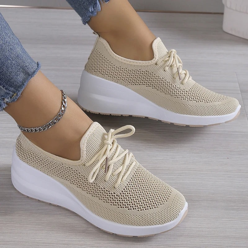 Dam bekväm sneakers i vardaglig löpning stil