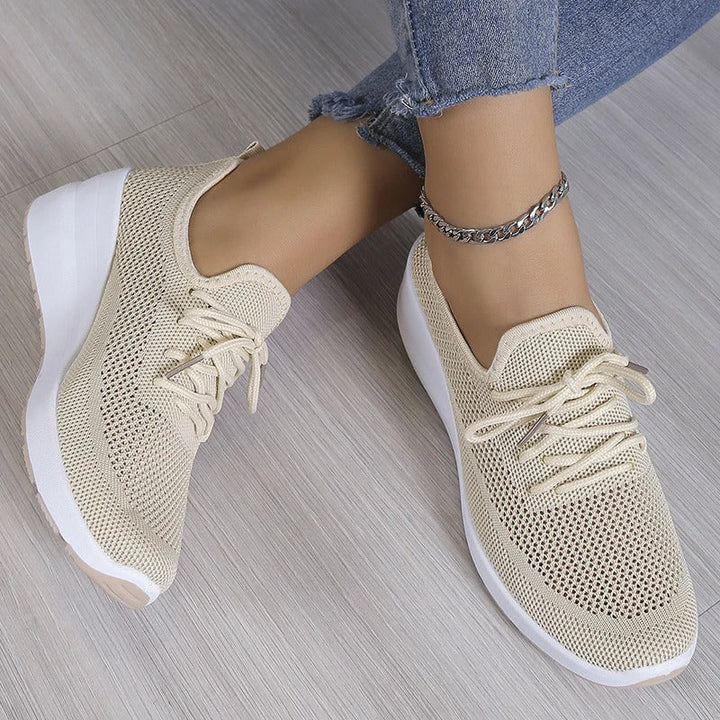 Dam bekväm sneakers i vardaglig löpning stil