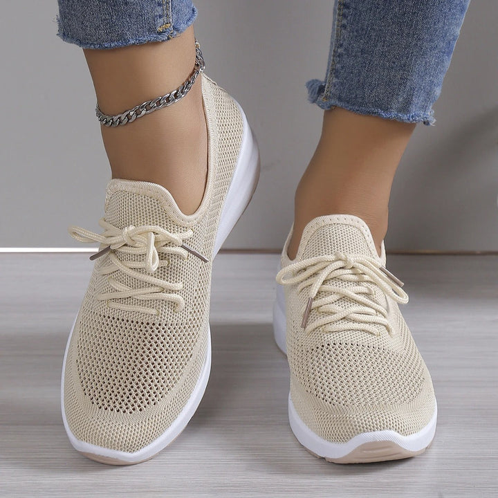 Dam bekväm sneakers i vardaglig löpning stil